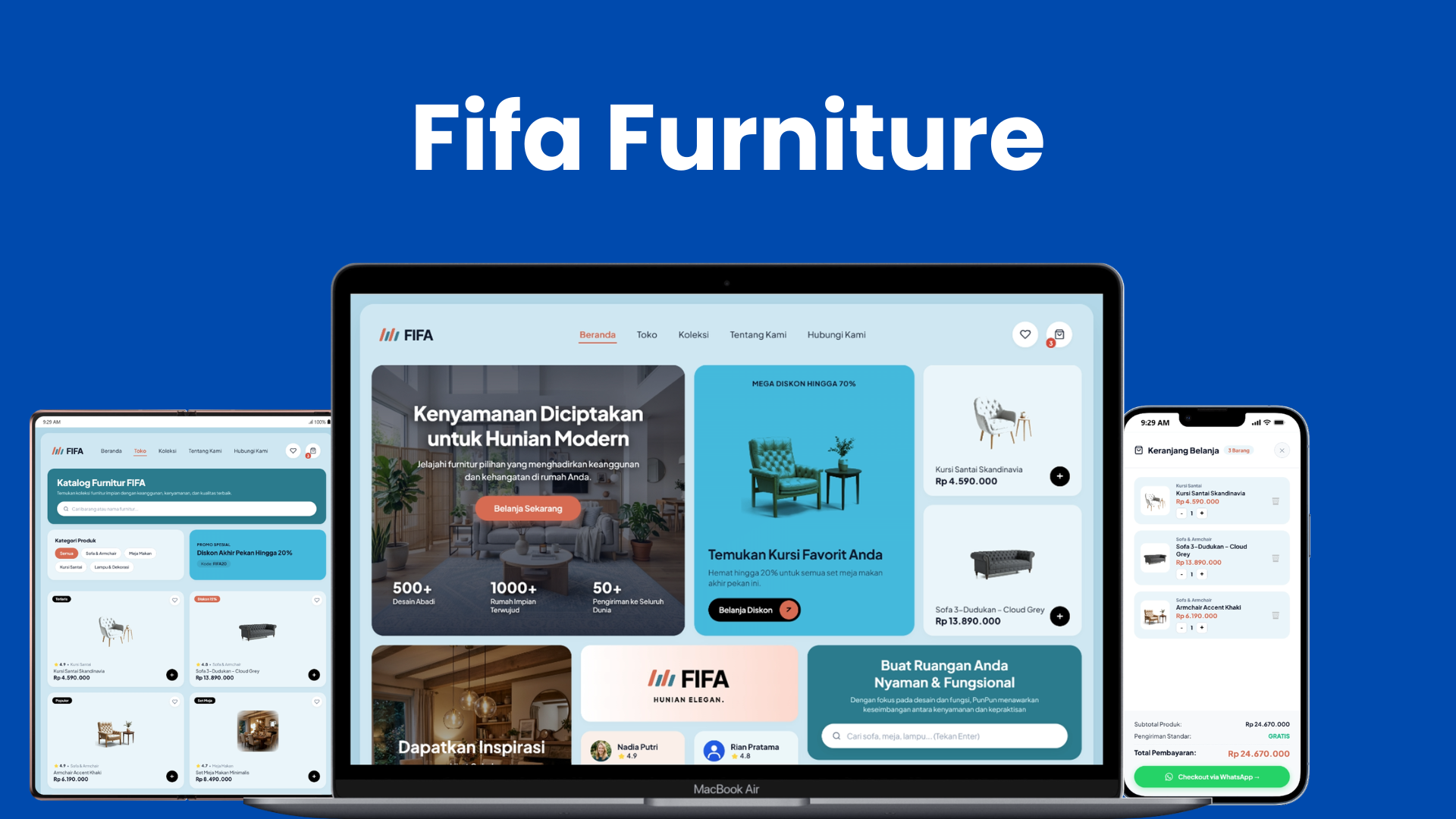 FIFA Furniture Platform Katalog dan Pemesanan Furnitur Modern
