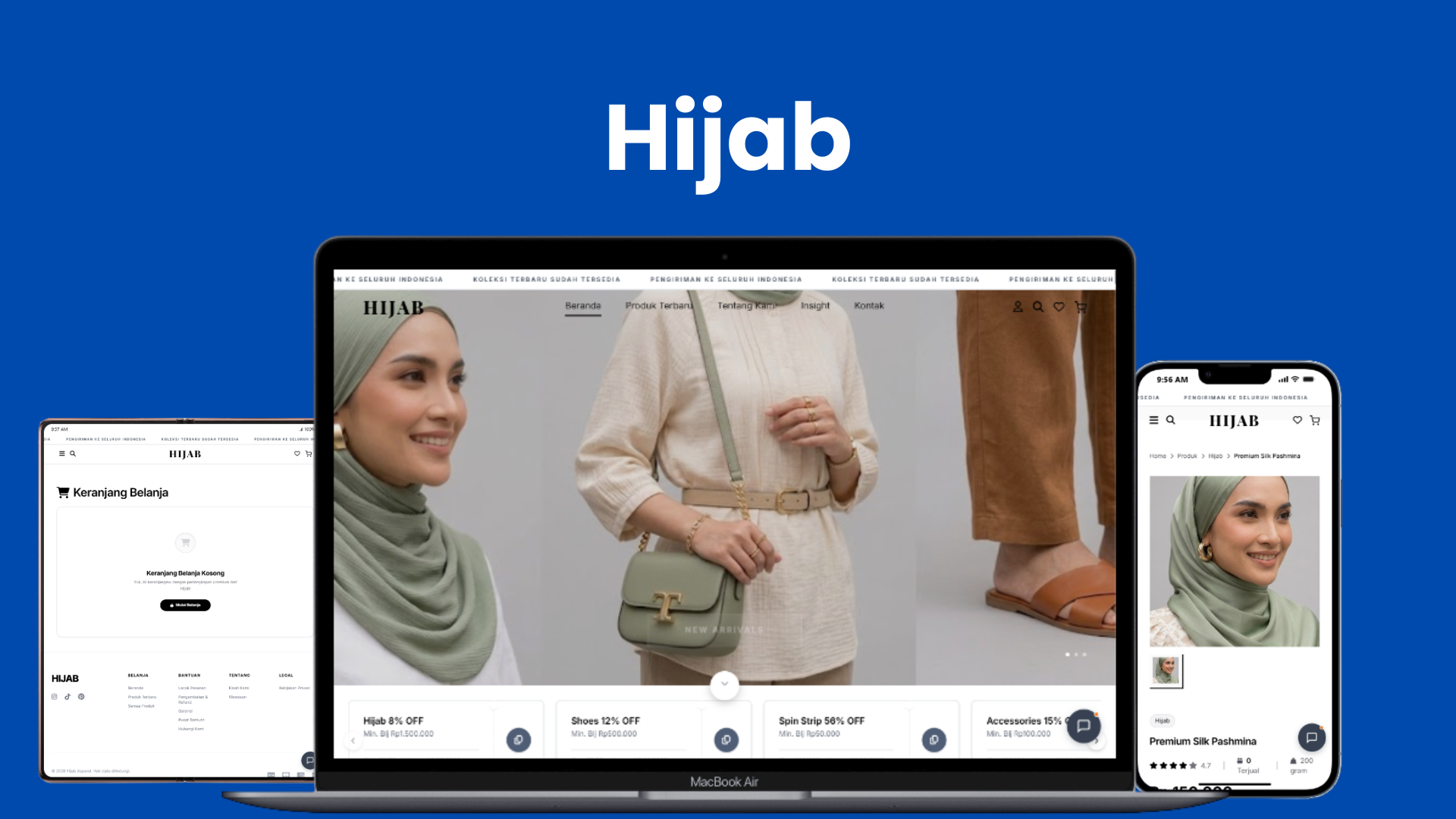 Platform E Commerce Hijab dan Sistem Rekomendasi Pintar