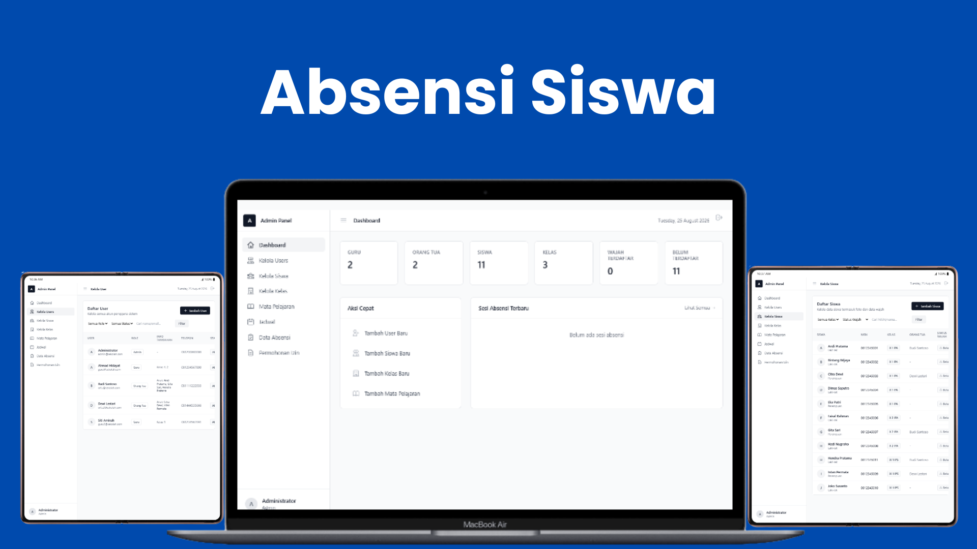 Sistem Absensi Siswa Berbasis AI Face Recognition
