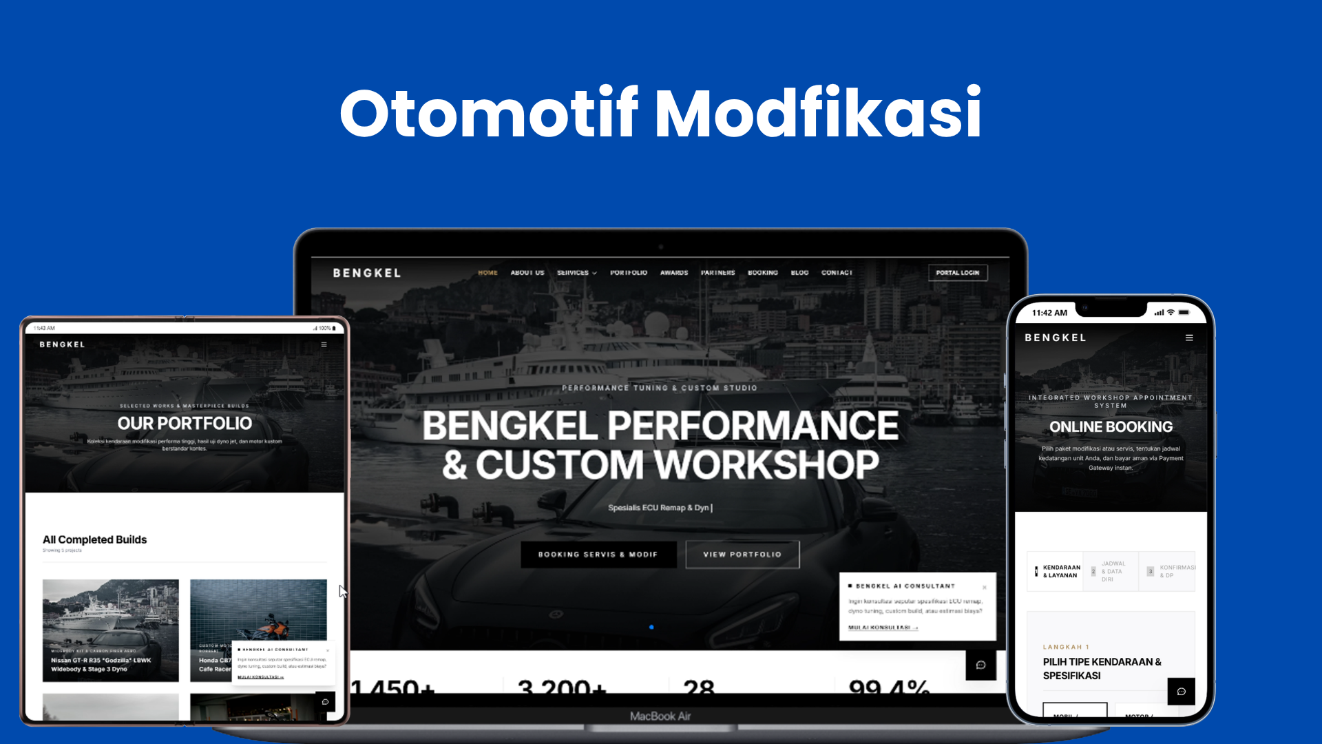 Sistem Informasi Company Profile dan Booking Online Bengkel Modifikasi Terpadu