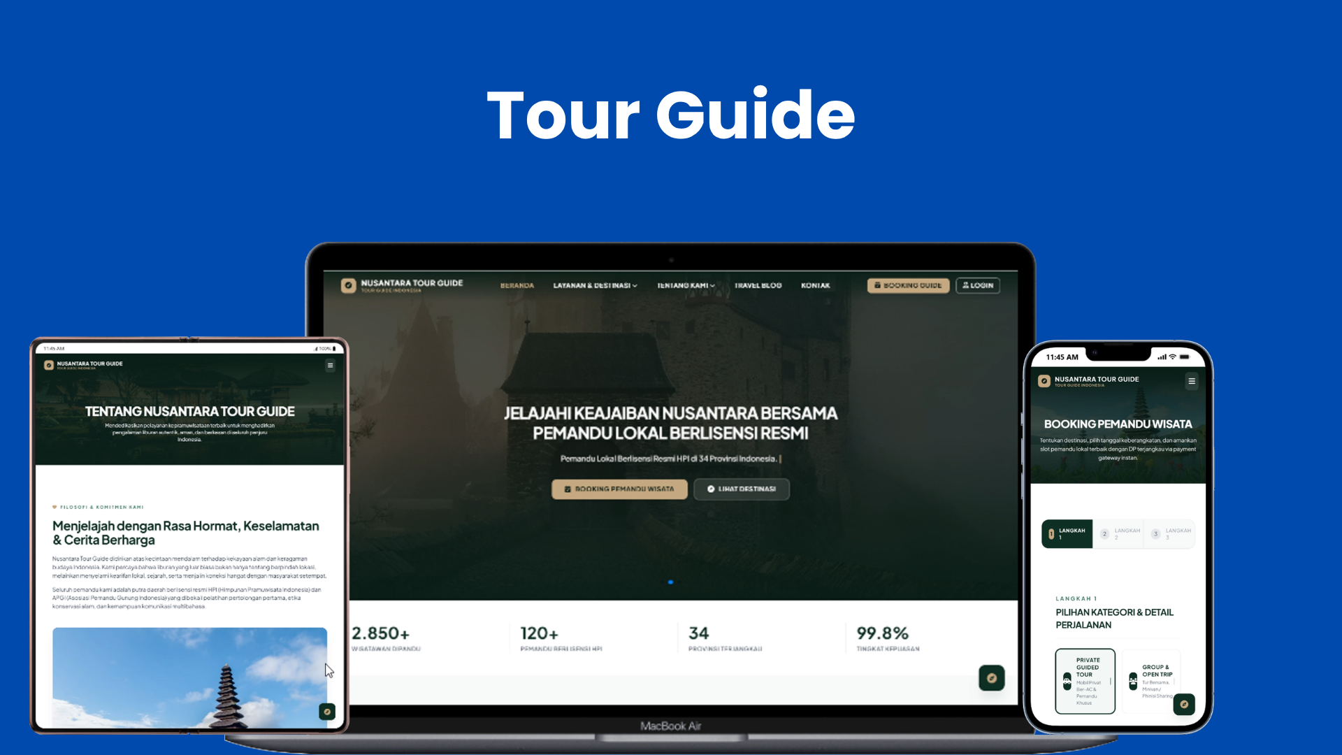 Sistem Informasi Company Profile dan Booking Online Pemandu Wisata Nusantara Terpadu