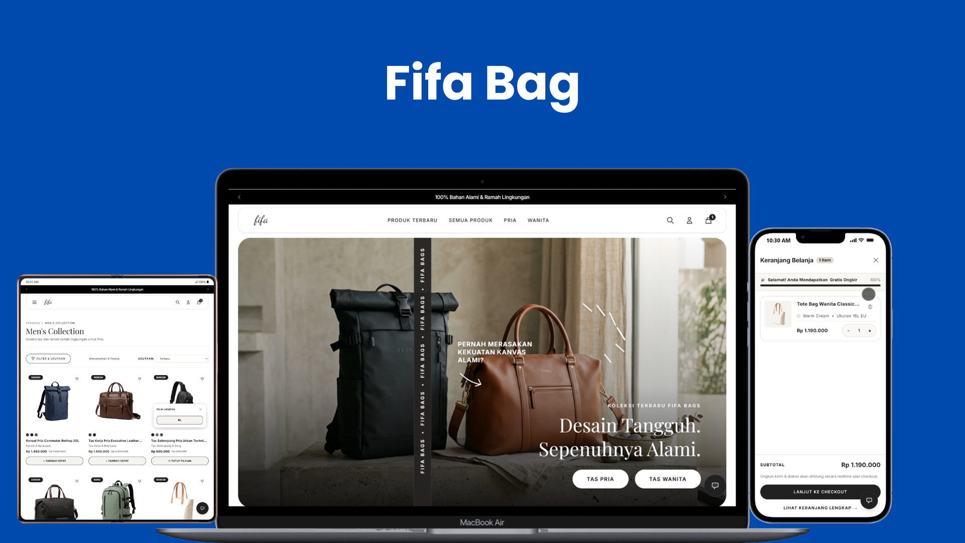 Sistem E Commerce Sustainable Bags FIFA Bag