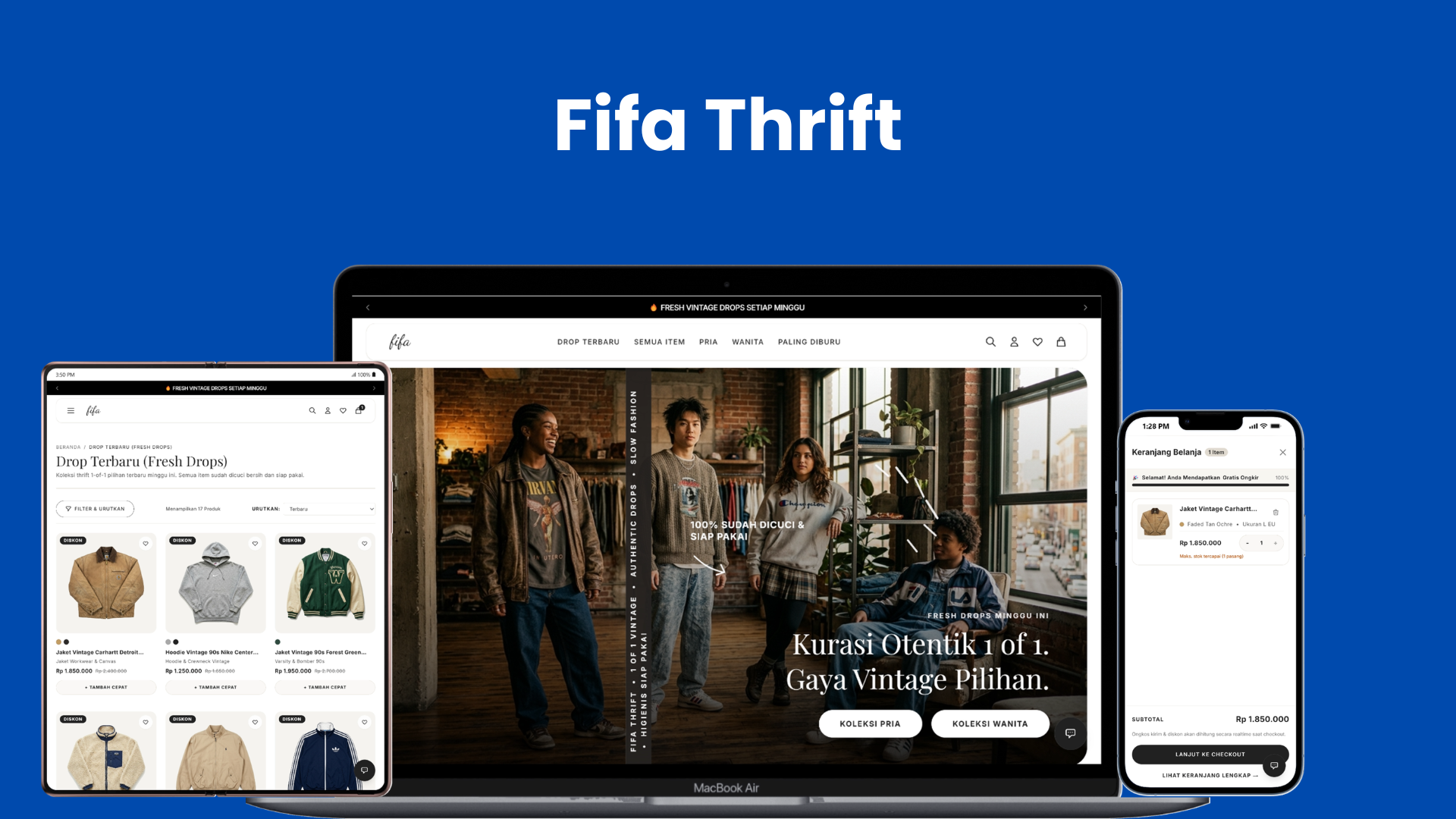 Sistem E Commerce Vintage & Thrifting Fashion FIFA