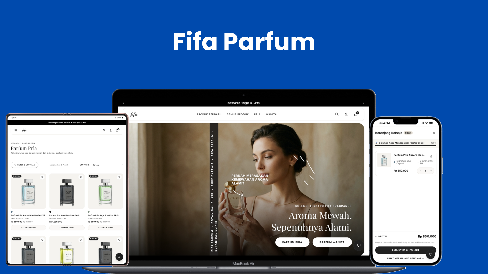 Sistem E Commerce Luxury Botanical Perfumes FIFA